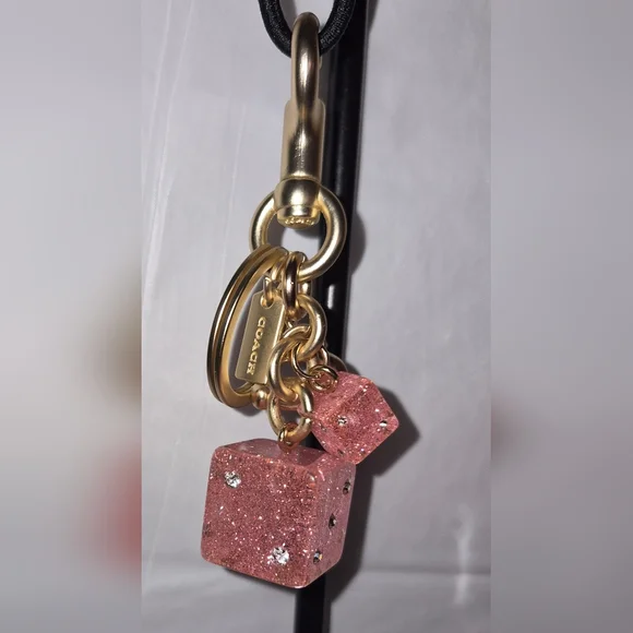 NWOT Coach Dice Cluster Bag Charm/ Keychain - Picture 8 of 9